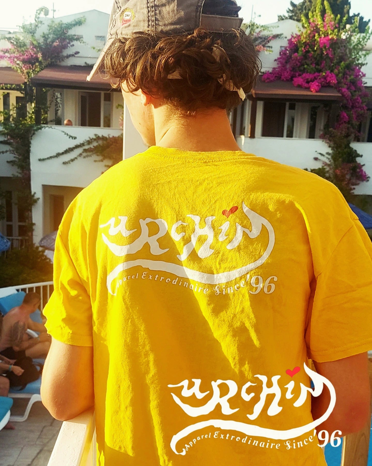 URCHIN-'LOVE U' White Logo. Cotton T Shirt. Choice of Colours. Unisex