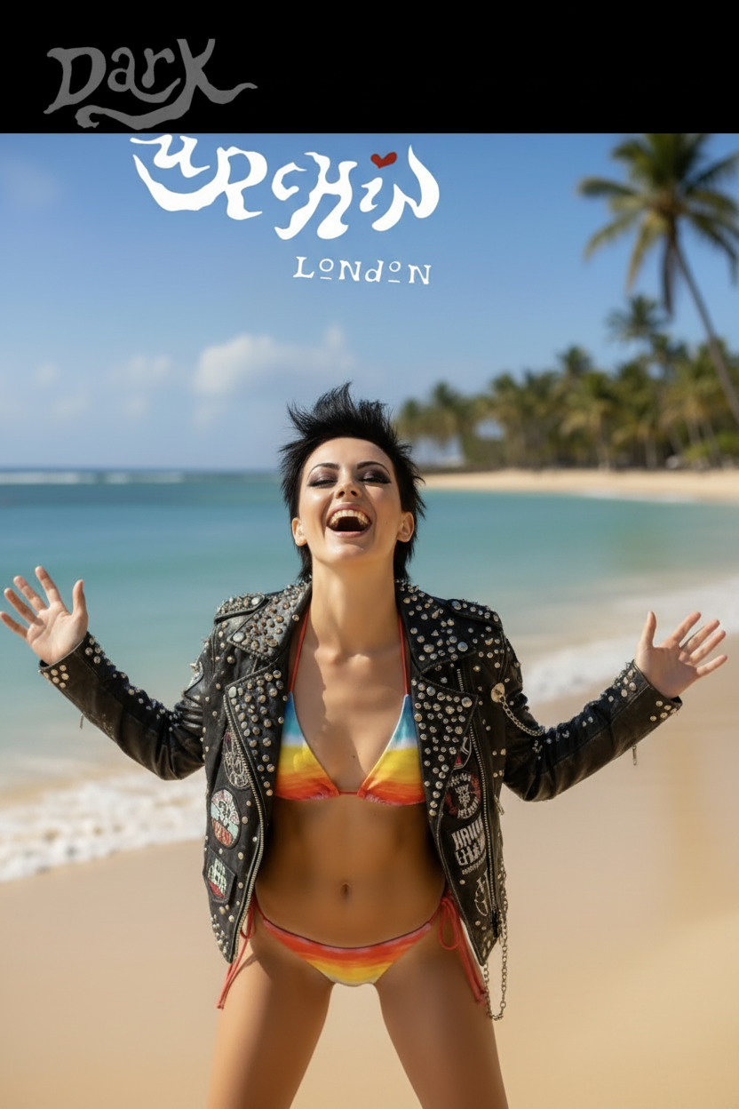 URCHIN 'SUNRISE BEACH' recycled string bikini.