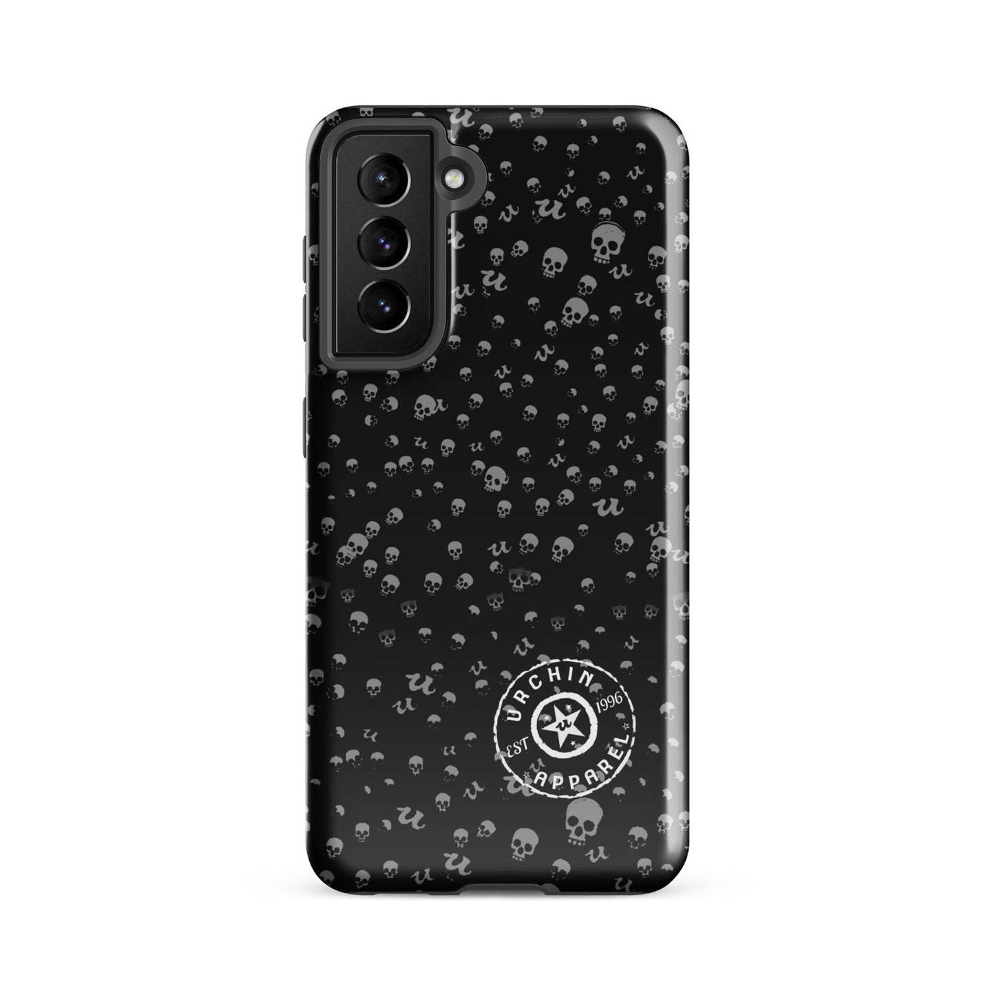 URCHIN Phone Protector 'SKULL STORM'. Tough case for Samsung®