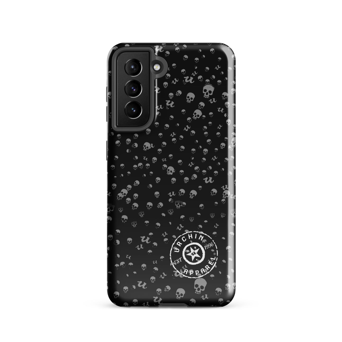 URCHIN Phone Protector 'SKULL STORM'. Tough case for Samsung®
