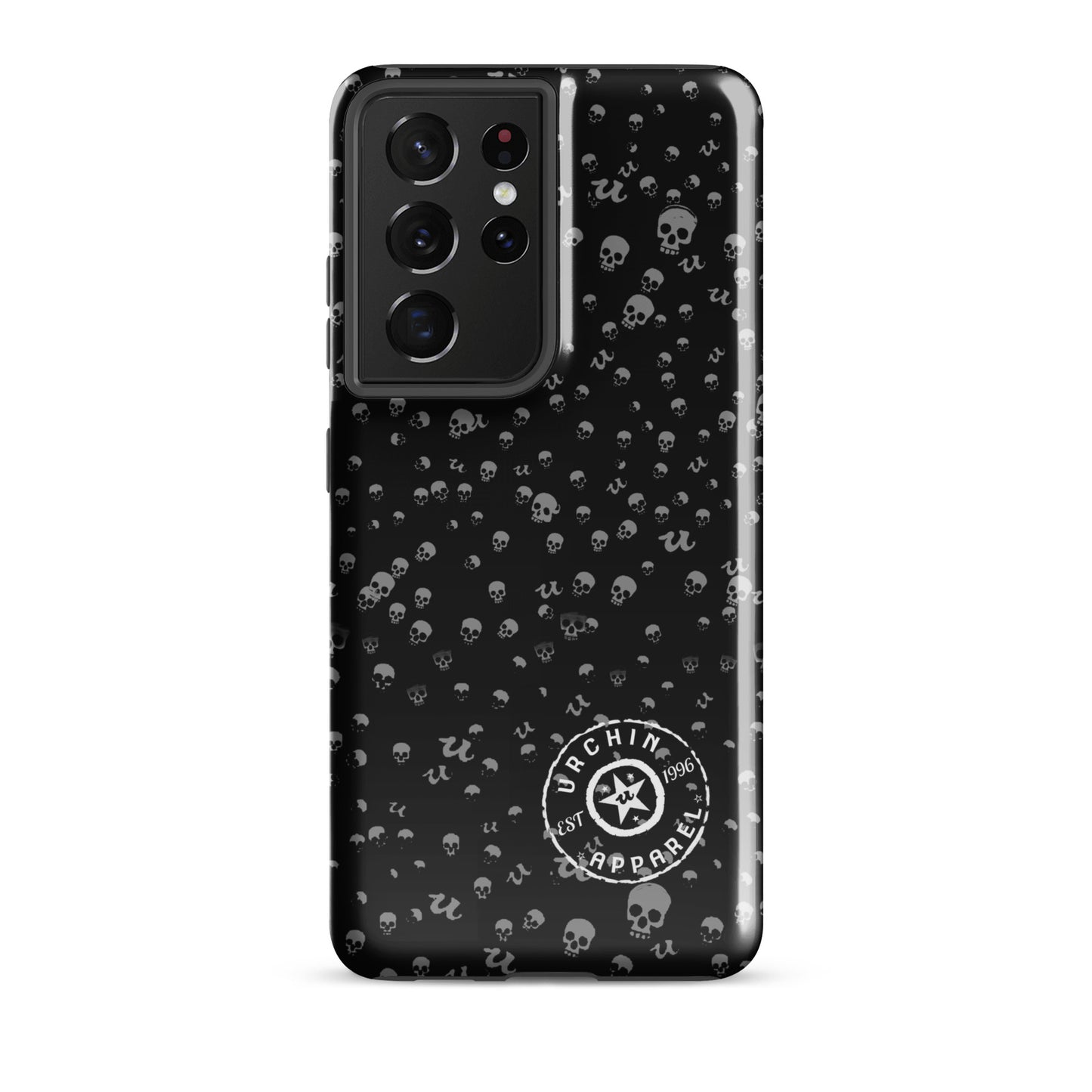 URCHIN Phone Protector 'SKULL STORM'. Tough case for Samsung®