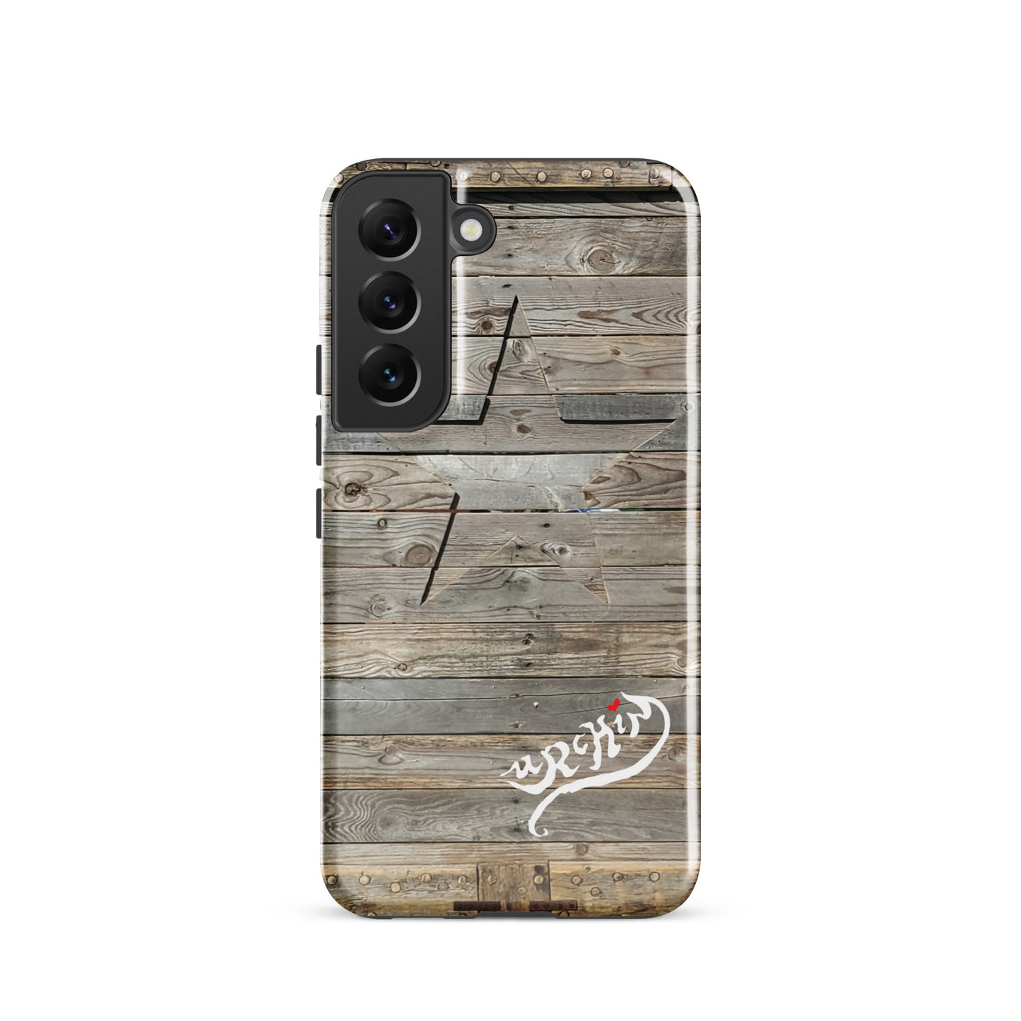 URCHIN Phone Protector 'DRIFTWOOD STAR'. Tough case for Samsung®
