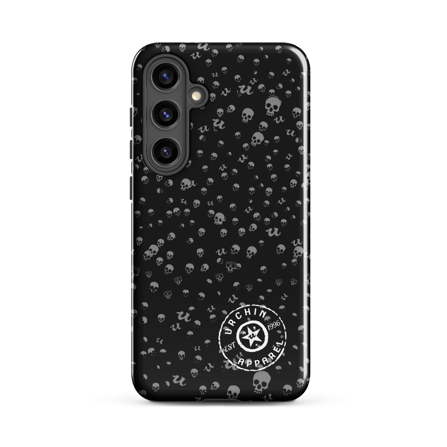 URCHIN Phone Protector 'SKULL STORM'. Tough case for Samsung®