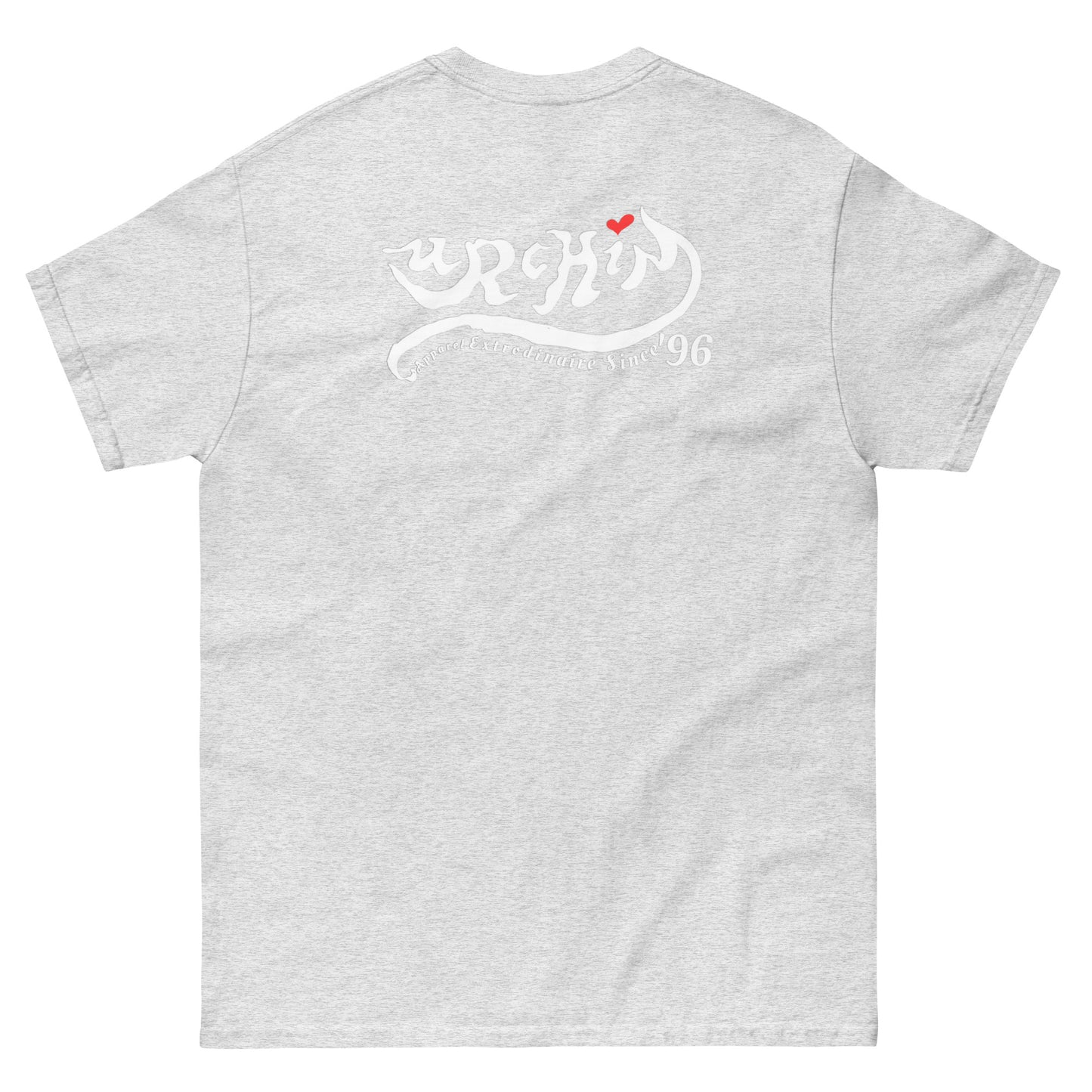 URCHIN-'LOVE U' White Logo. Cotton T Shirt. Choice of Colours. Unisex