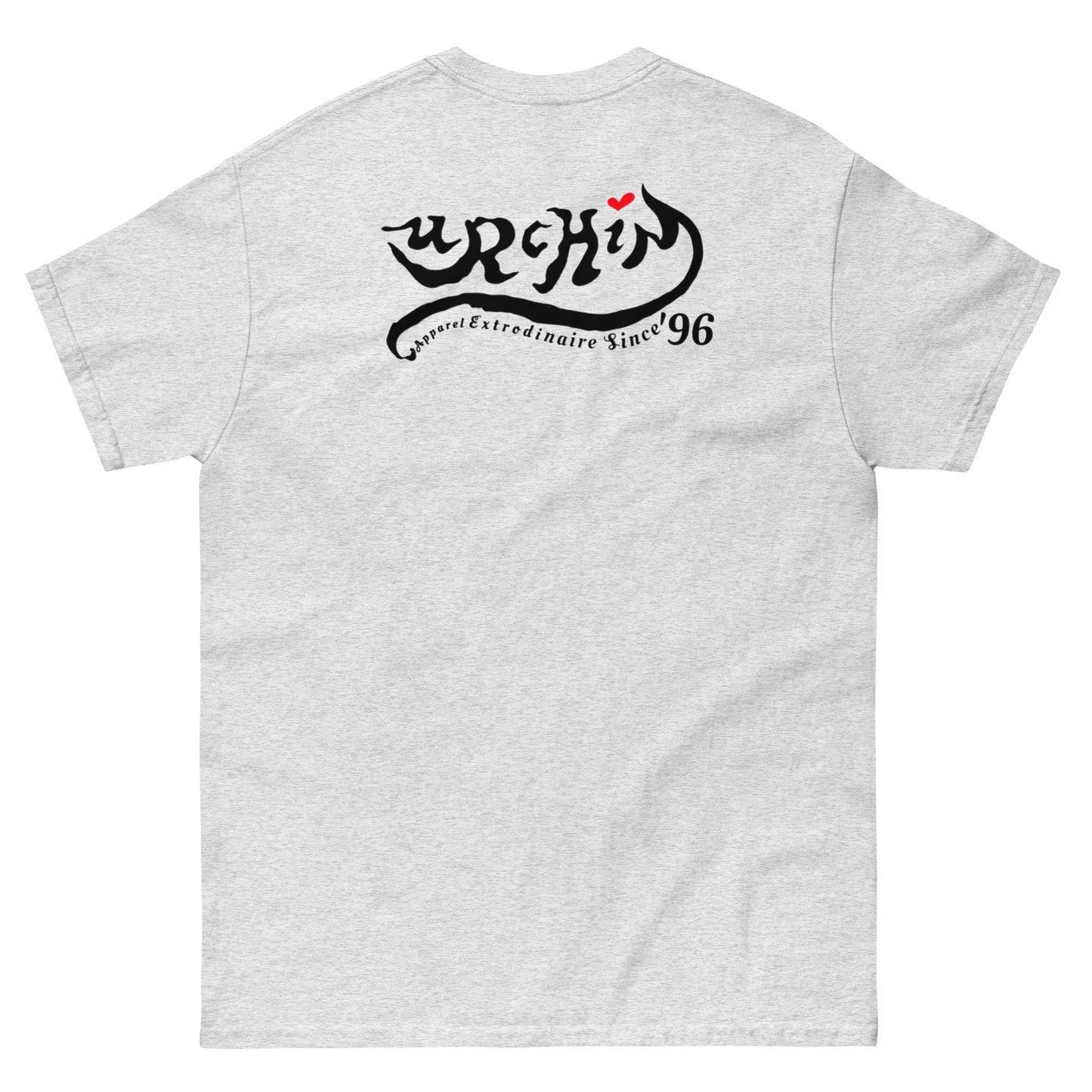 URCHIN -'U STAR' Black Logo. Cotton T Shirt. Choice of Colours. Unisex.