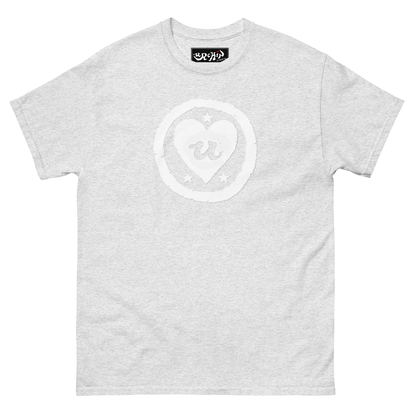 URCHIN-'LOVE U' White Logo. Cotton T Shirt. Choice of Colours. Unisex