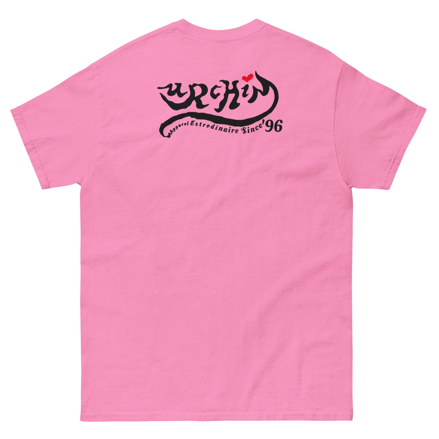 URCHIN 'U' URCHIN 2024 logo. Black. T Shirt. Choice of Colours. Unisex.