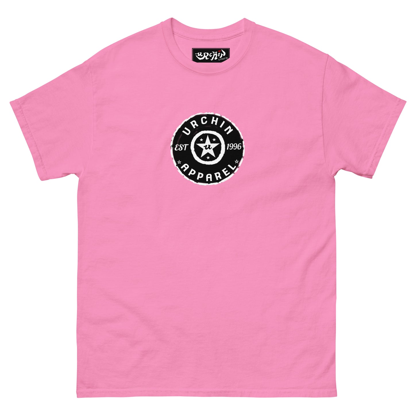 URCHIN 'Urchin Apparel U Star' B &W Logo. Choice of Colours. Unisex.