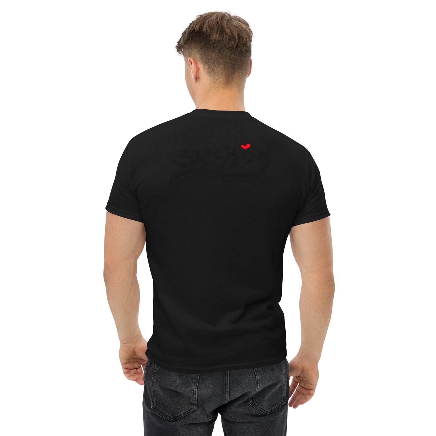 URCHIN-'LOVE U' Black Logo. Unisex Cotton T Shirt. Choice of Colours. Choice of Sizes.