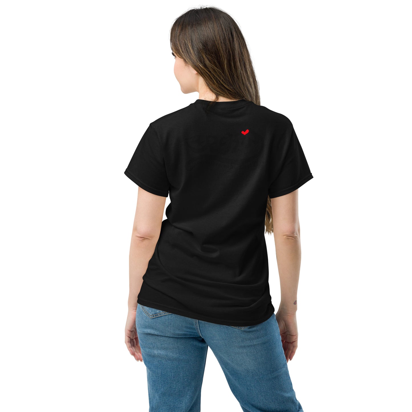 URCHIN-'LOVE U' Black Logo. Unisex Cotton T Shirt. Choice of Colours. Choice of Sizes.
