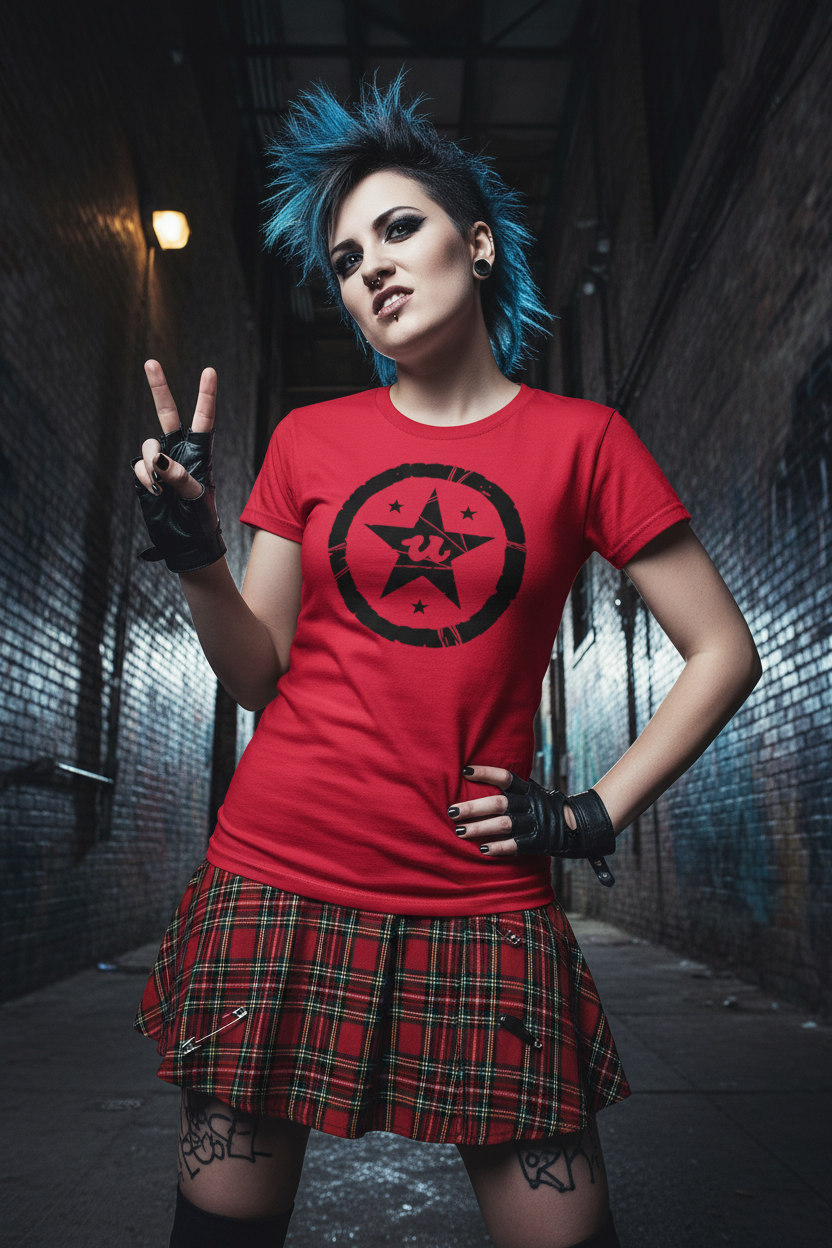 URCHIN -'U STAR' Black Logo. Cotton T Shirt. Choice of Colours. Unisex.