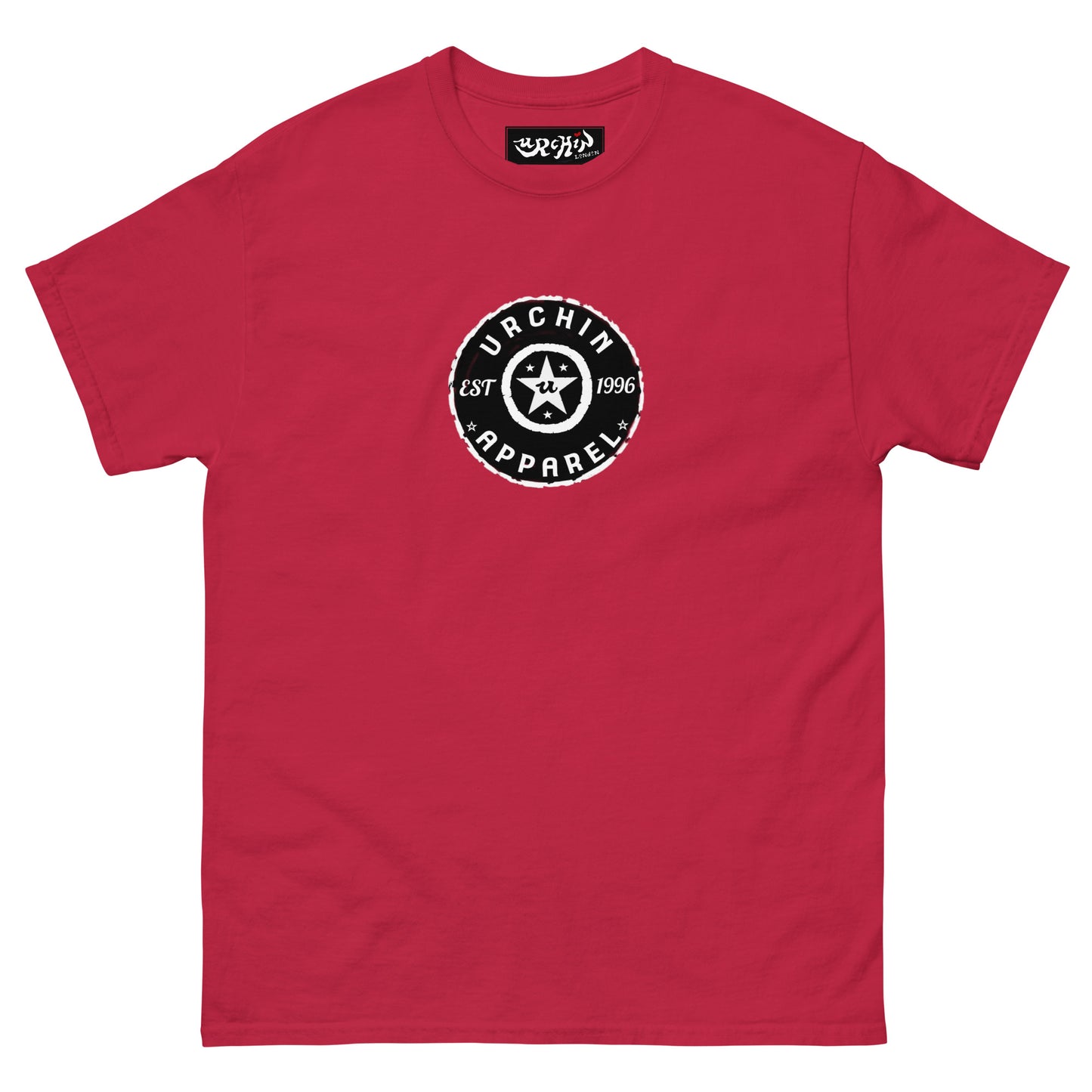 URCHIN 'Urchin Apparel U Star' B &W Logo. Choice of Colours. Unisex.