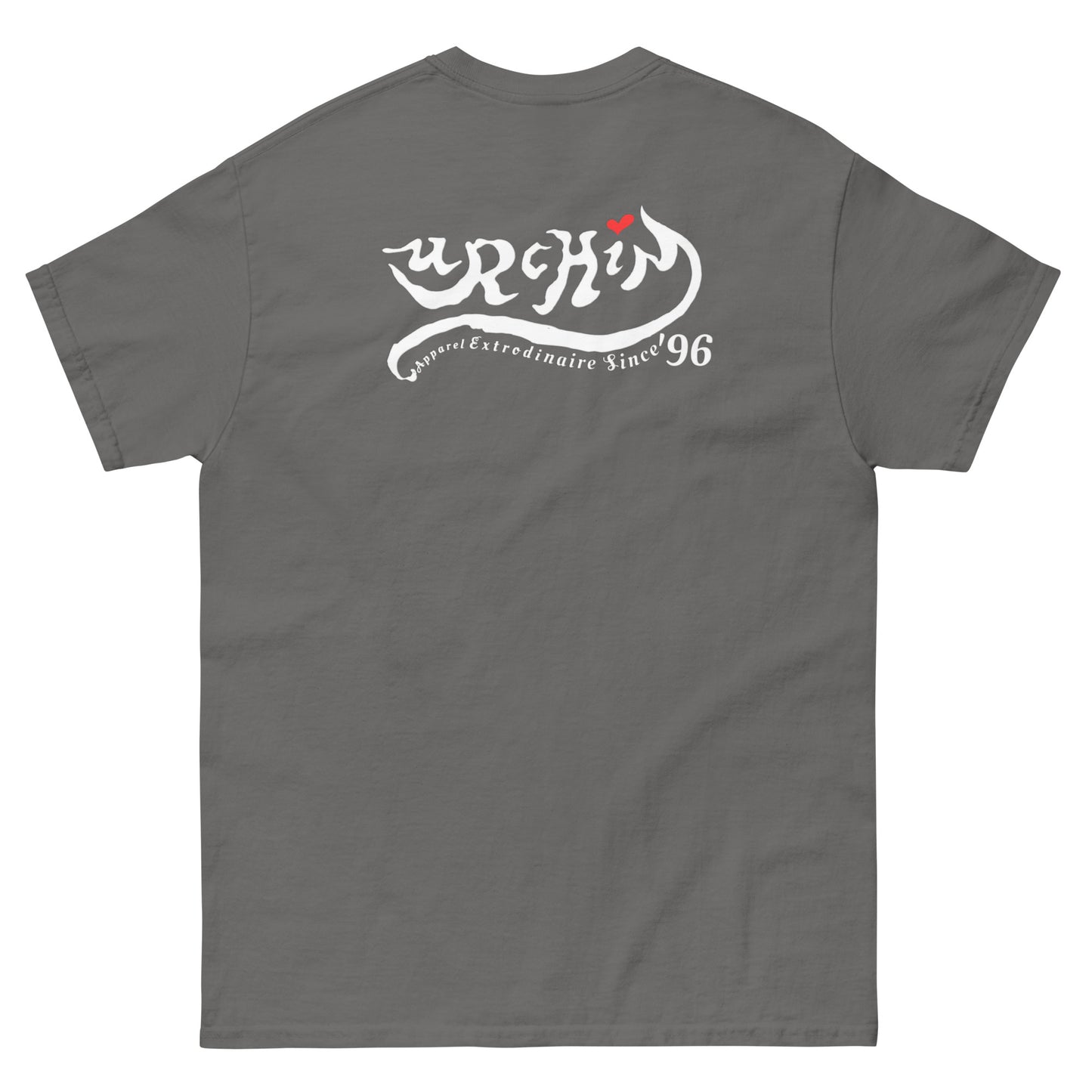 URCHIN-'LOVE U' White Logo. Cotton T Shirt. Choice of Colours. Unisex