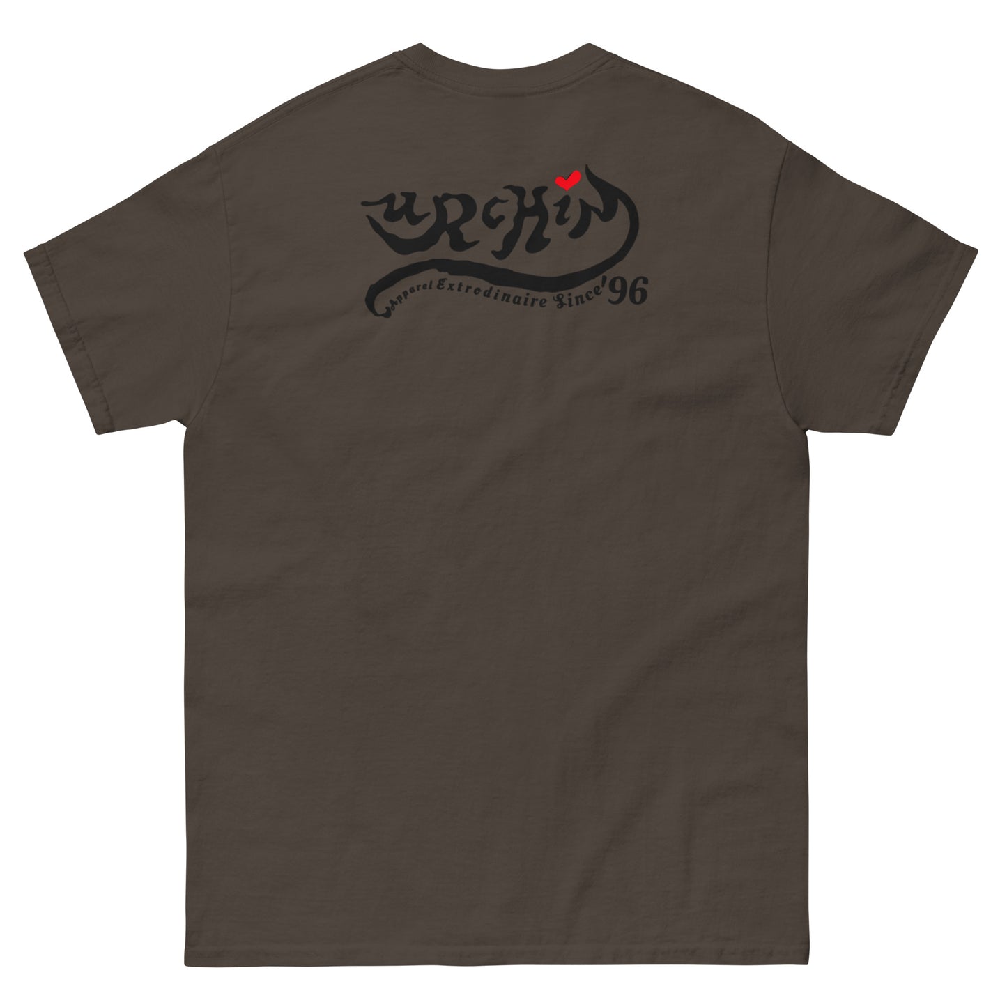 URCHIN -'Mountain Sunrise' Urchin Logo. Cotton T Shirt. Choice of Colours. Unisex.