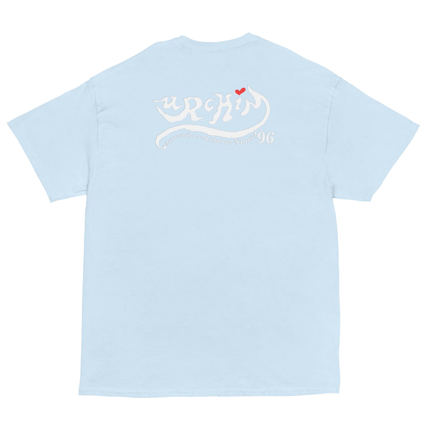 URCHIN Clothes -'U STAR' White Logo T Shirt. Choice of Colours. Unisex.