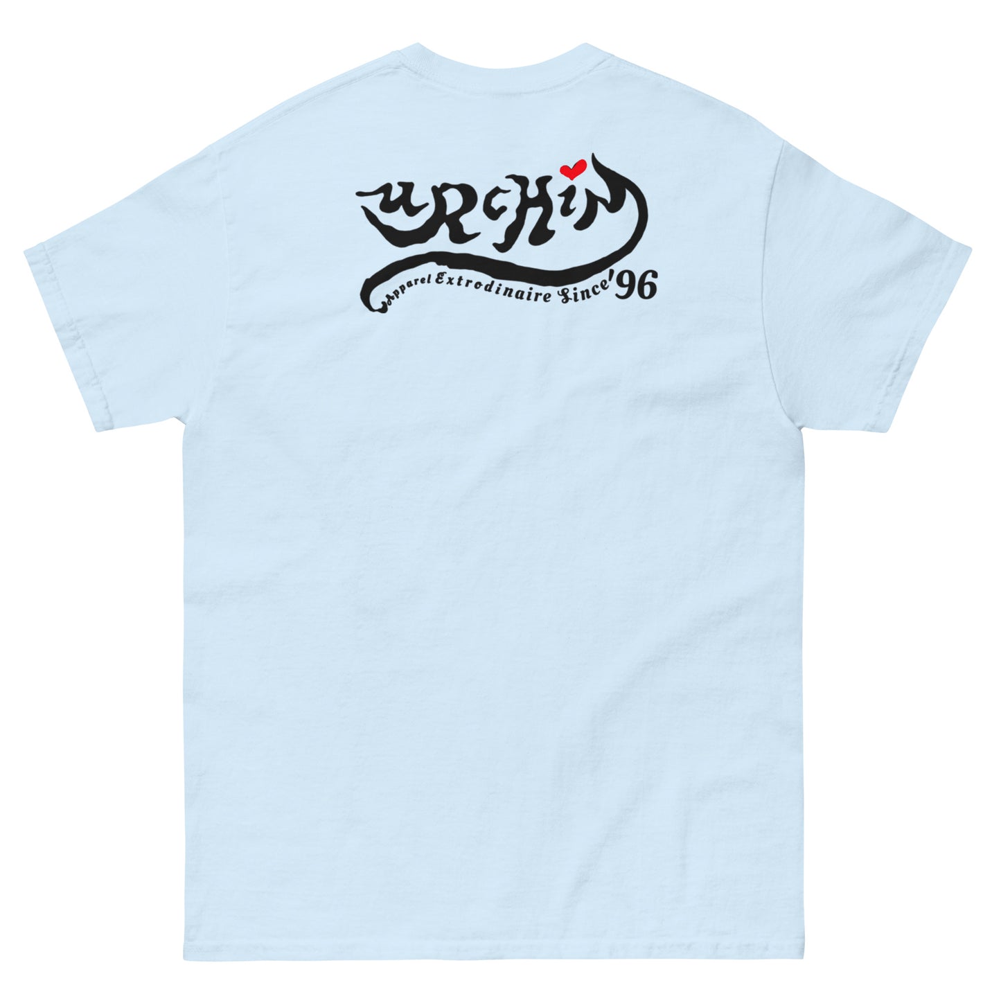 URCHIN -'DOLLAR SKULL' Cotton T Shirt. Choice of Light Colours. Unisex.