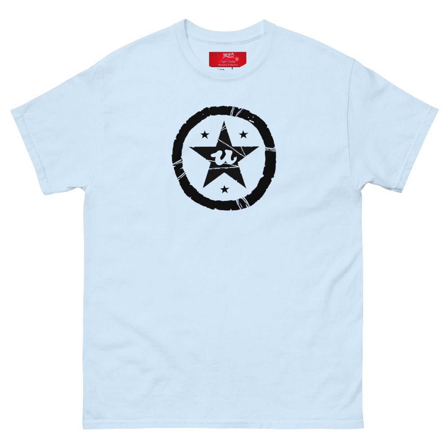 URCHIN -'U STAR' Black Logo. Cotton T Shirt. Choice of Colours. Unisex.