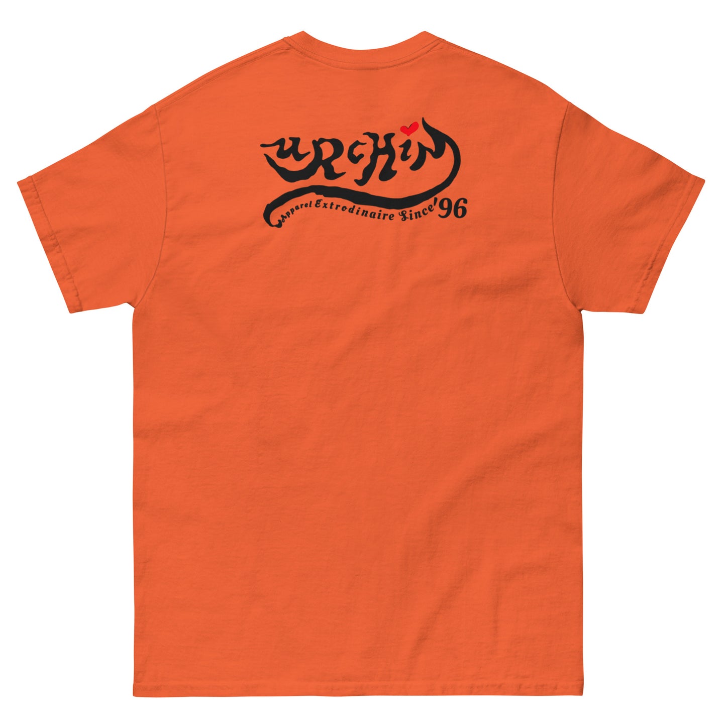 URCHIN 'U' URCHIN 2024 logo. Black. T Shirt. Choice of Colours. Unisex.