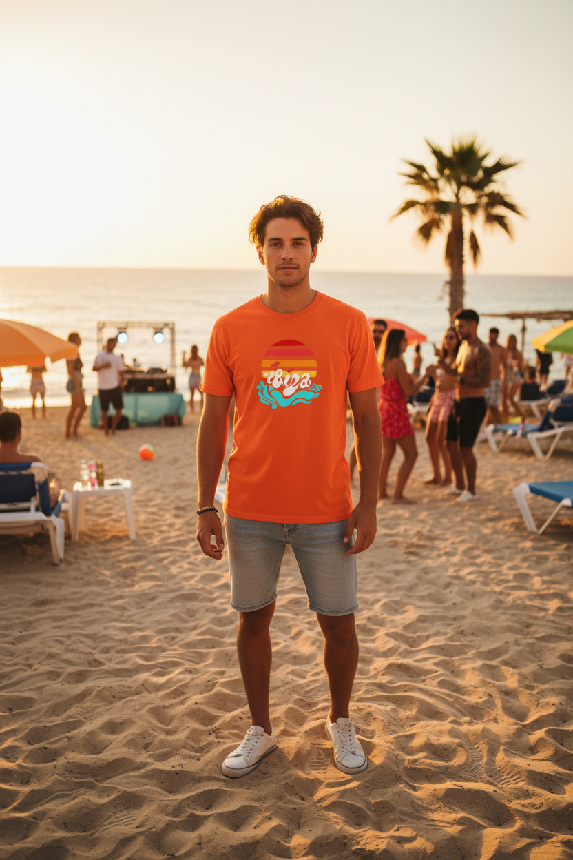 URCHIN 'Ibiza Sun Splash 89' 'Pure' Style. Retro Look. Unisex classic T Shirt.