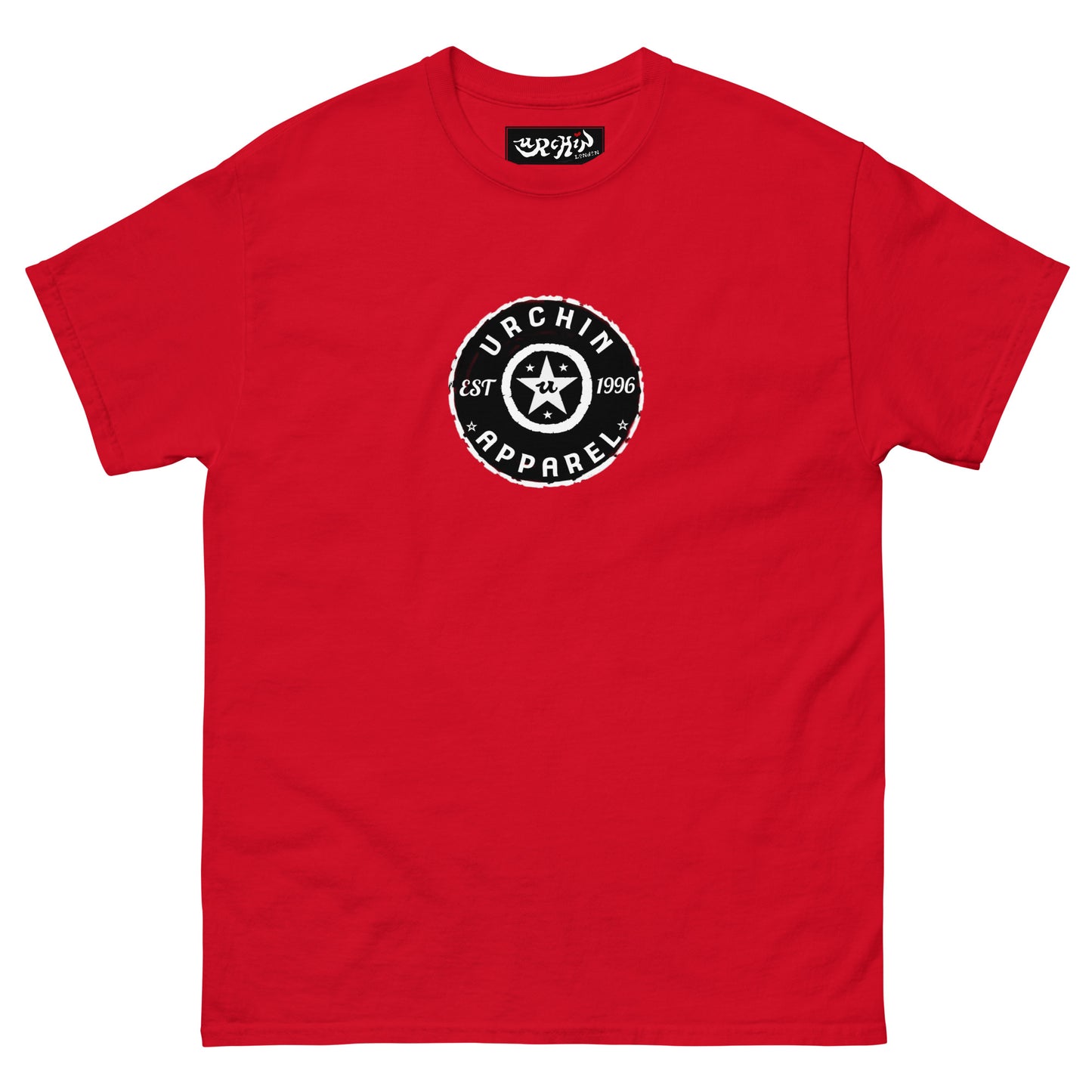 URCHIN 'Urchin Apparel U Star' B &W Logo. Choice of Colours. Unisex.
