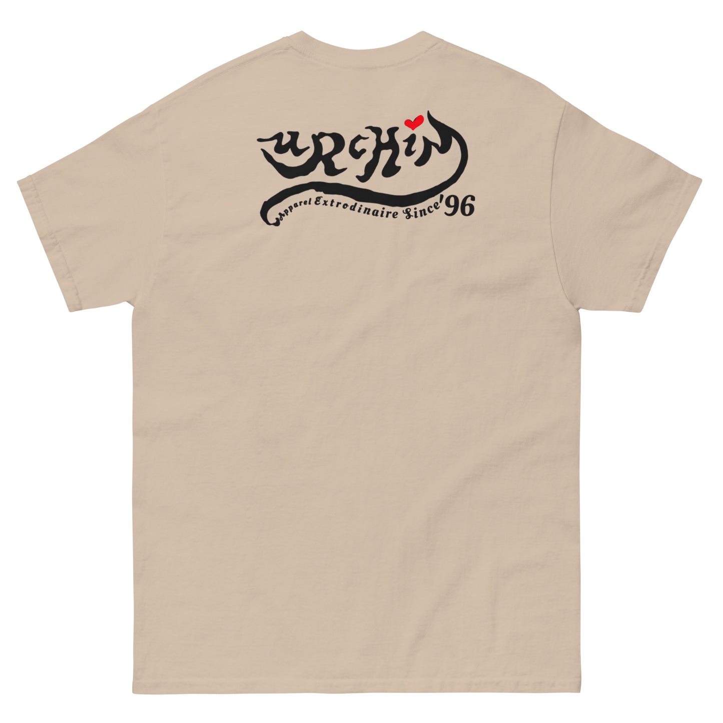 URCHIN -'DOLLAR SKULL' Cotton T Shirt. Choice of Light Colours. Unisex.