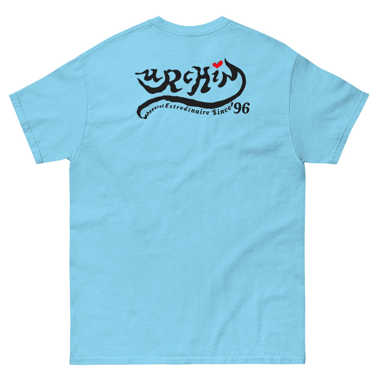 URCHIN -'DOLLAR SKULL' Cotton T Shirt. Choice of Light Colours. Unisex.