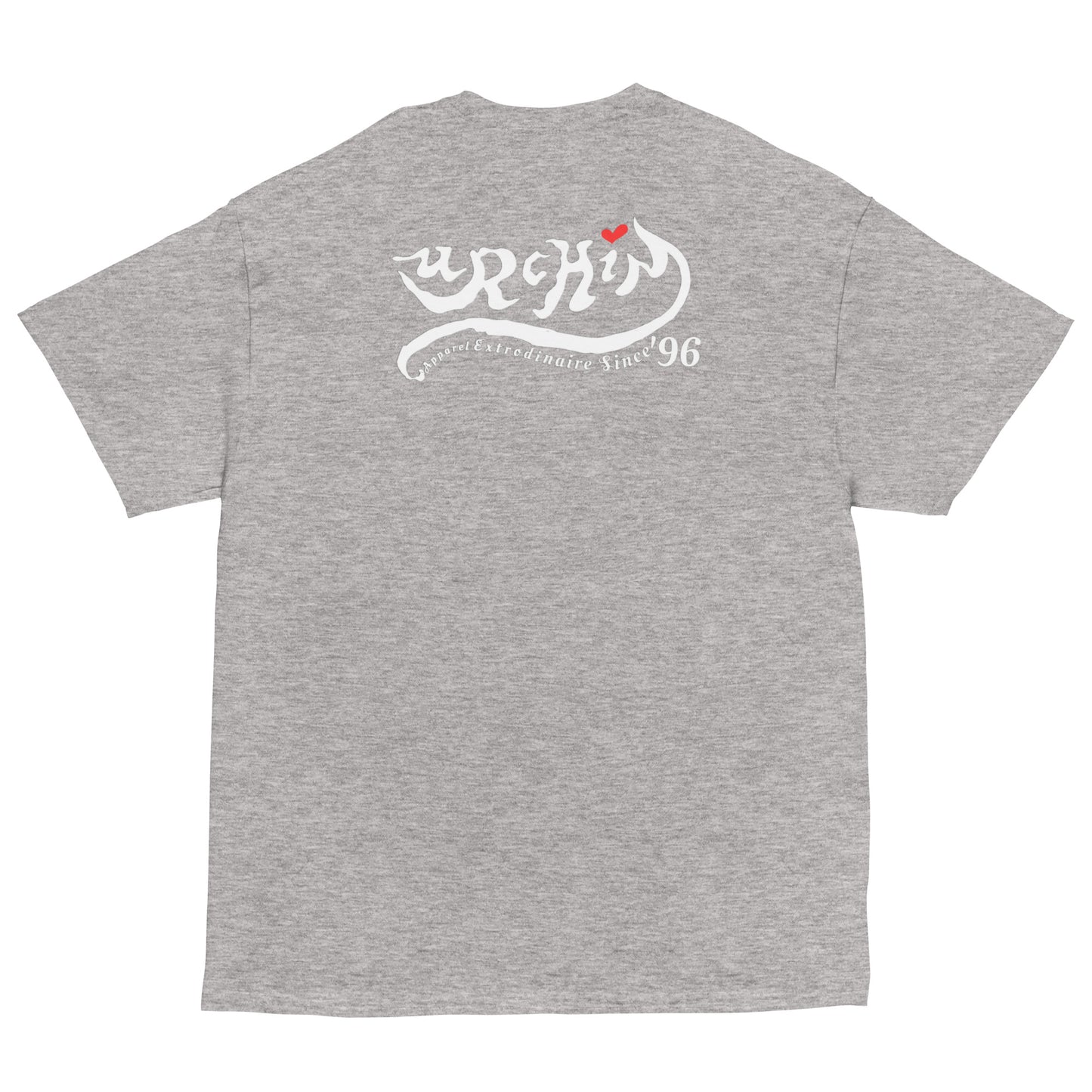 URCHIN Clothes -'U STAR' White Logo T Shirt. Choice of Colours. Unisex.