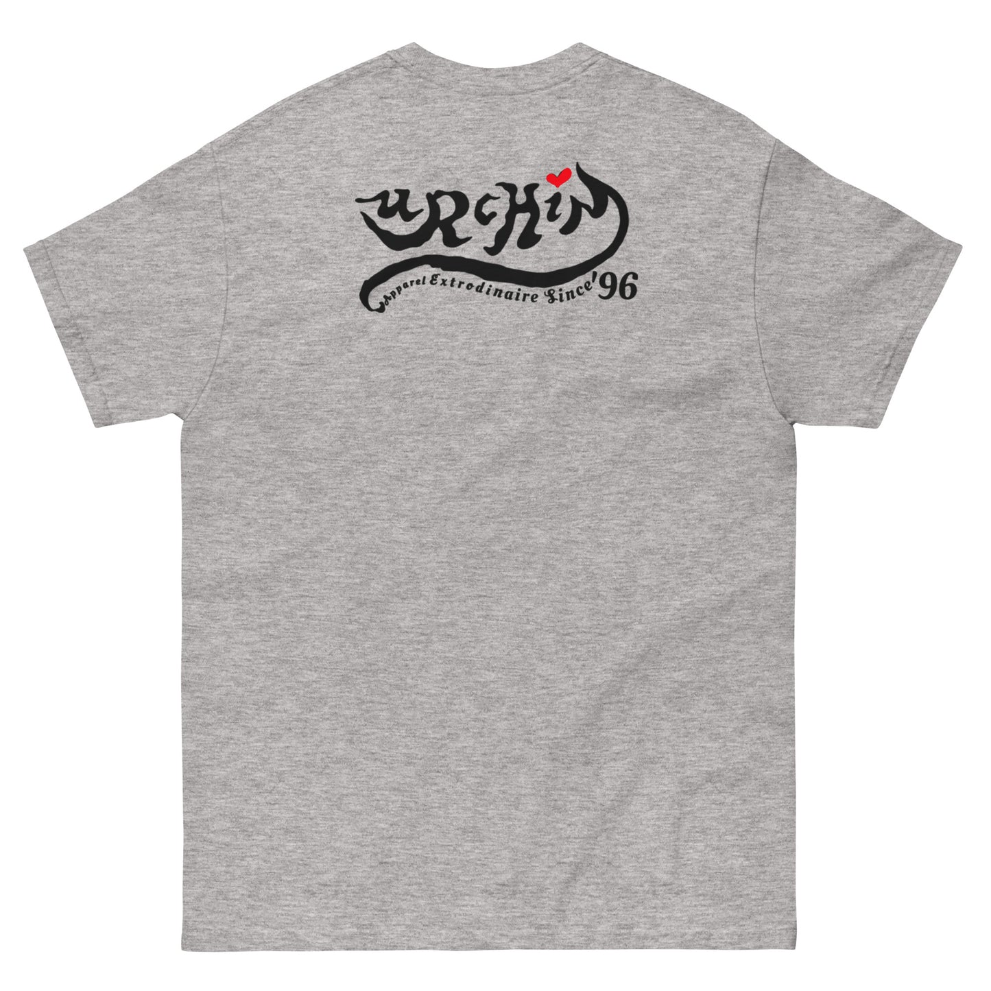 URCHIN -'Mountain Sunrise' Urchin Logo. Cotton T Shirt. Choice of Colours. Unisex.
