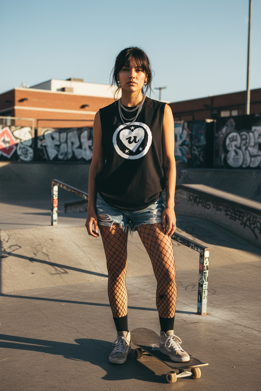 URCHIN LOVE U. White Logo. Black Muscle T Shirt/Tank Top. Unisex