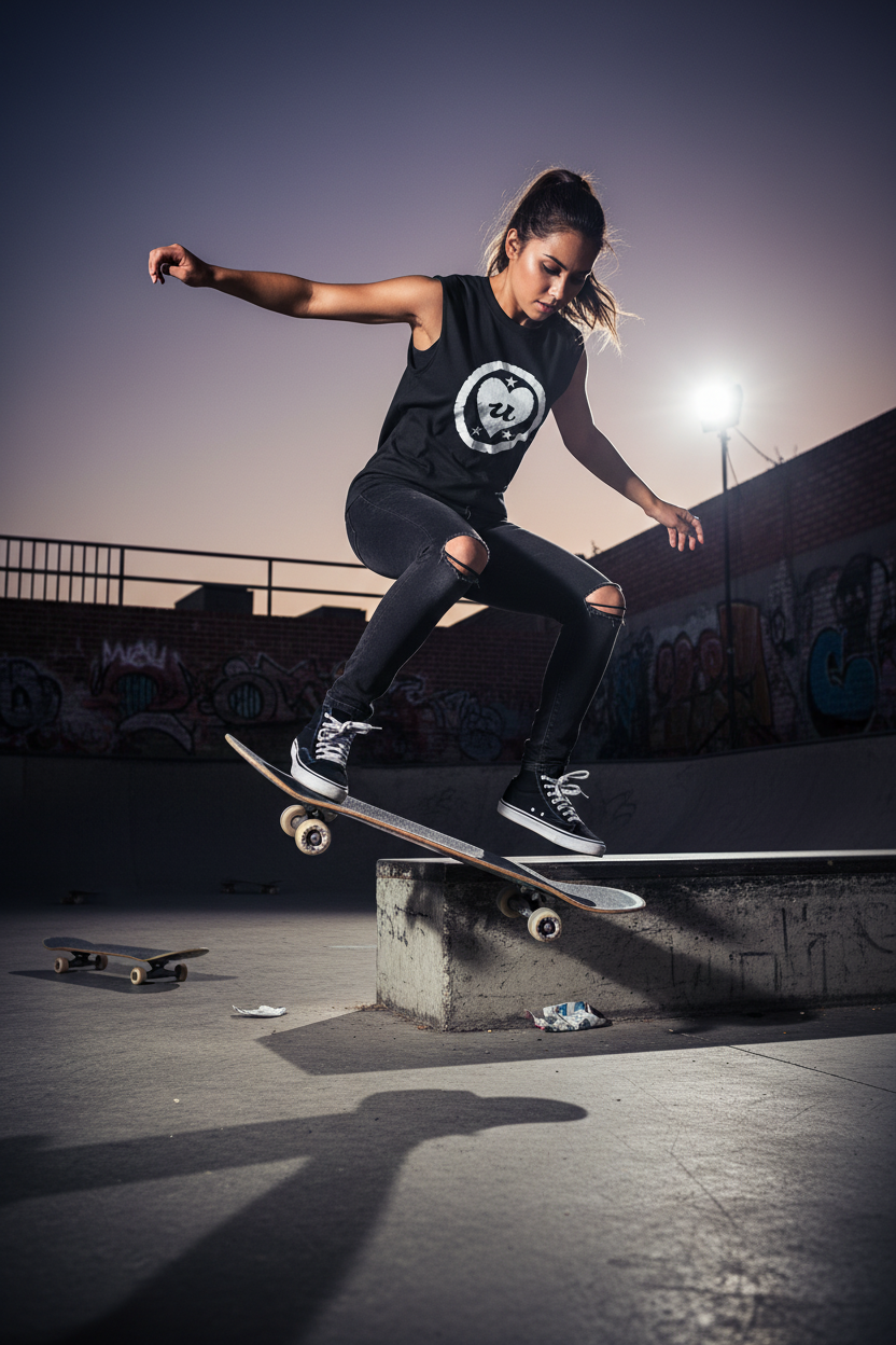 URCHIN LOVE U. White Logo. Black Muscle T Shirt/Tank Top. Unisex