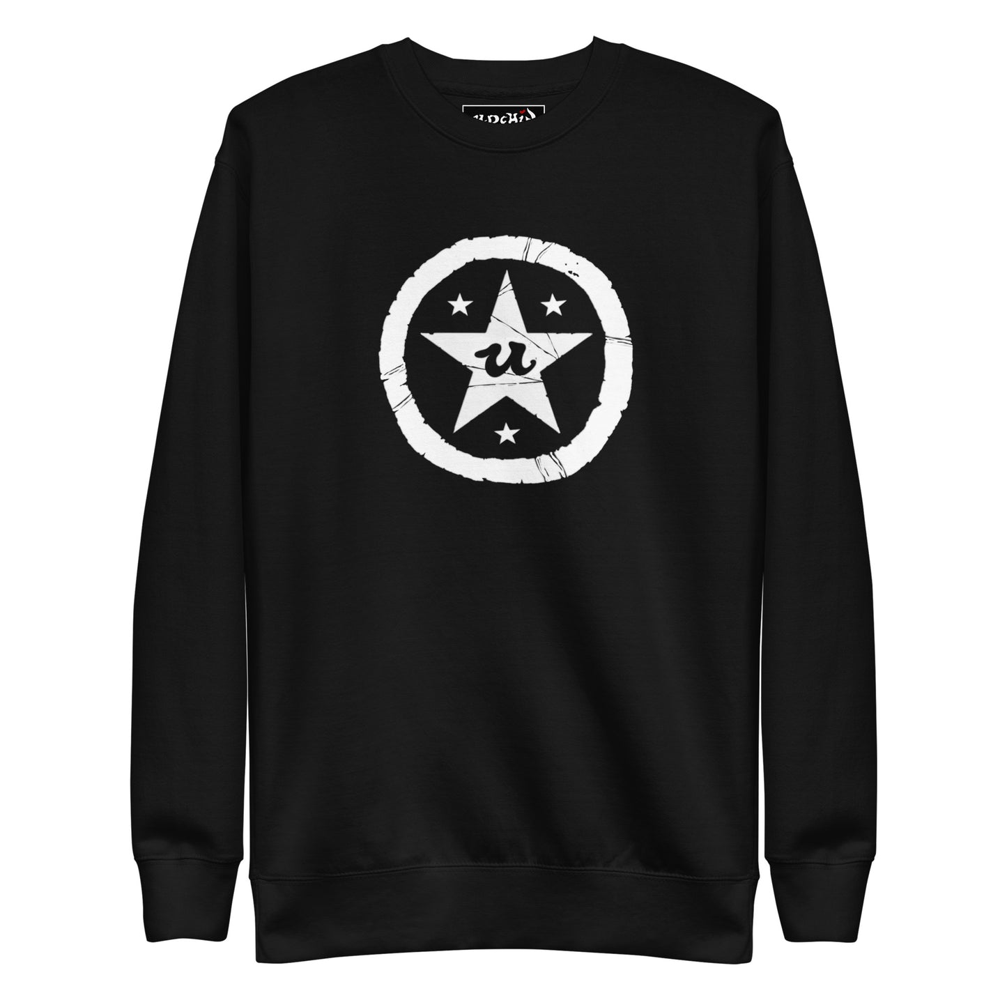 URCHIN 'U STAR' White Logo. Premium Cotton Sweatshirt. Choice of Colours. Unisex.
