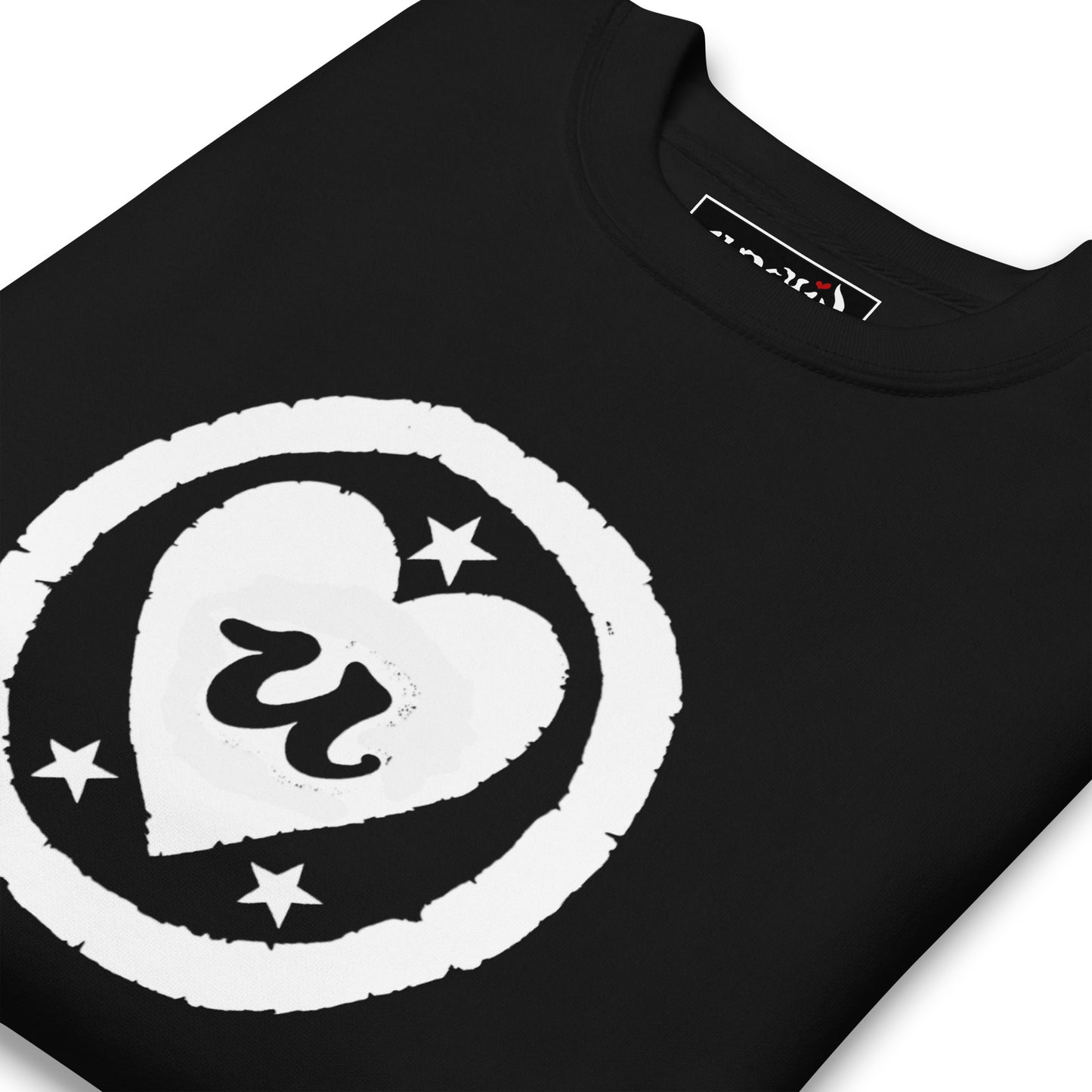 URCHIN 'LOVE U' White Logo. Premium Cotton Sweatshirt. Choice of Colours. Unisex.