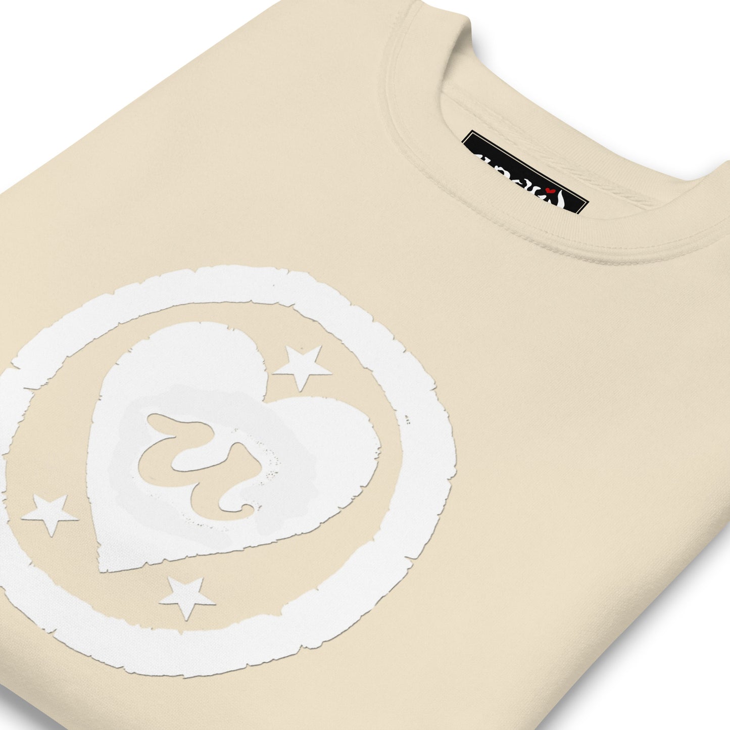 URCHIN 'LOVE U' White Logo. Premium Cotton Sweatshirt. Choice of Colours. Unisex.
