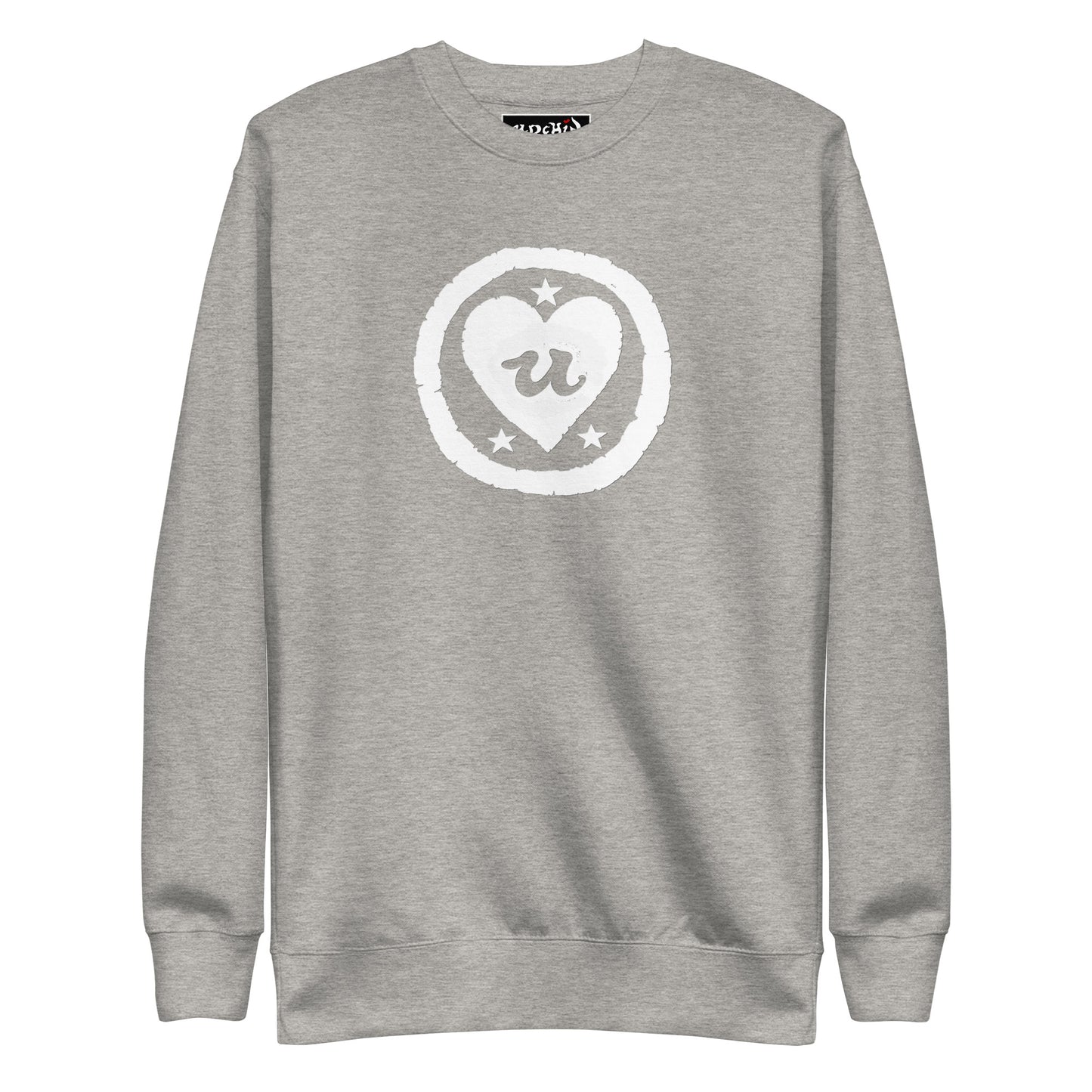 URCHIN 'LOVE U' White Logo. Premium Cotton Sweatshirt. Choice of Colours. Unisex.