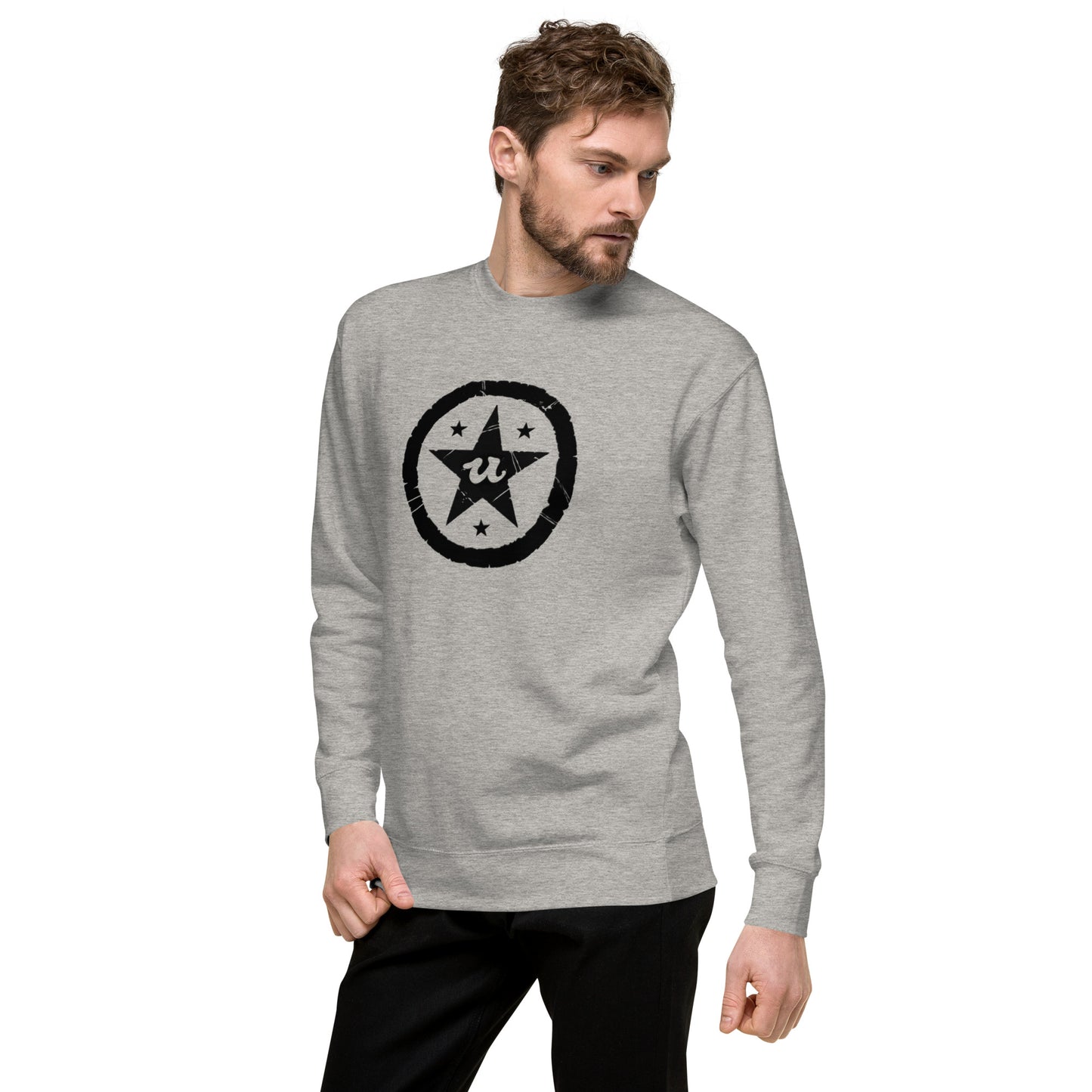 URCHIN Clothes 'U STAR' Black Logo. Premium Cotton Sweatshirt. Choice of Colours. Unisex.