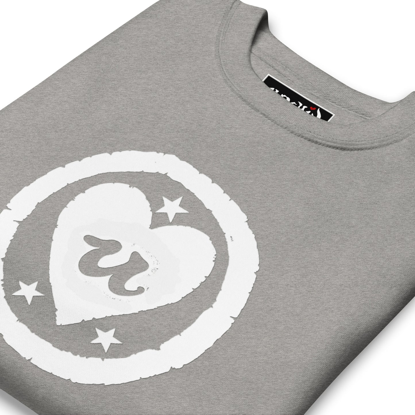 URCHIN 'LOVE U' White Logo. Premium Cotton Sweatshirt. Choice of Colours. Unisex.