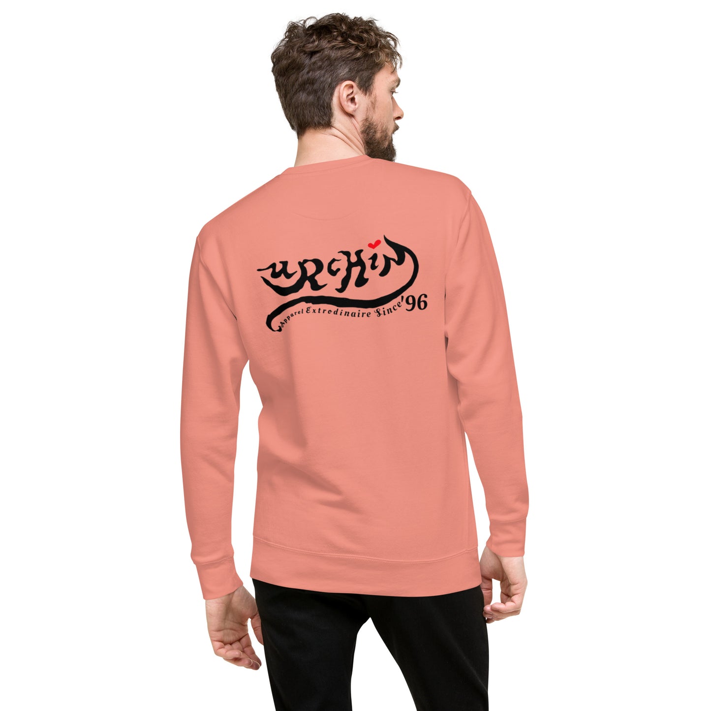 URCHIN Clothes 'U STAR' Black Logo. Premium Cotton Sweatshirt. Choice of Colours. Unisex.