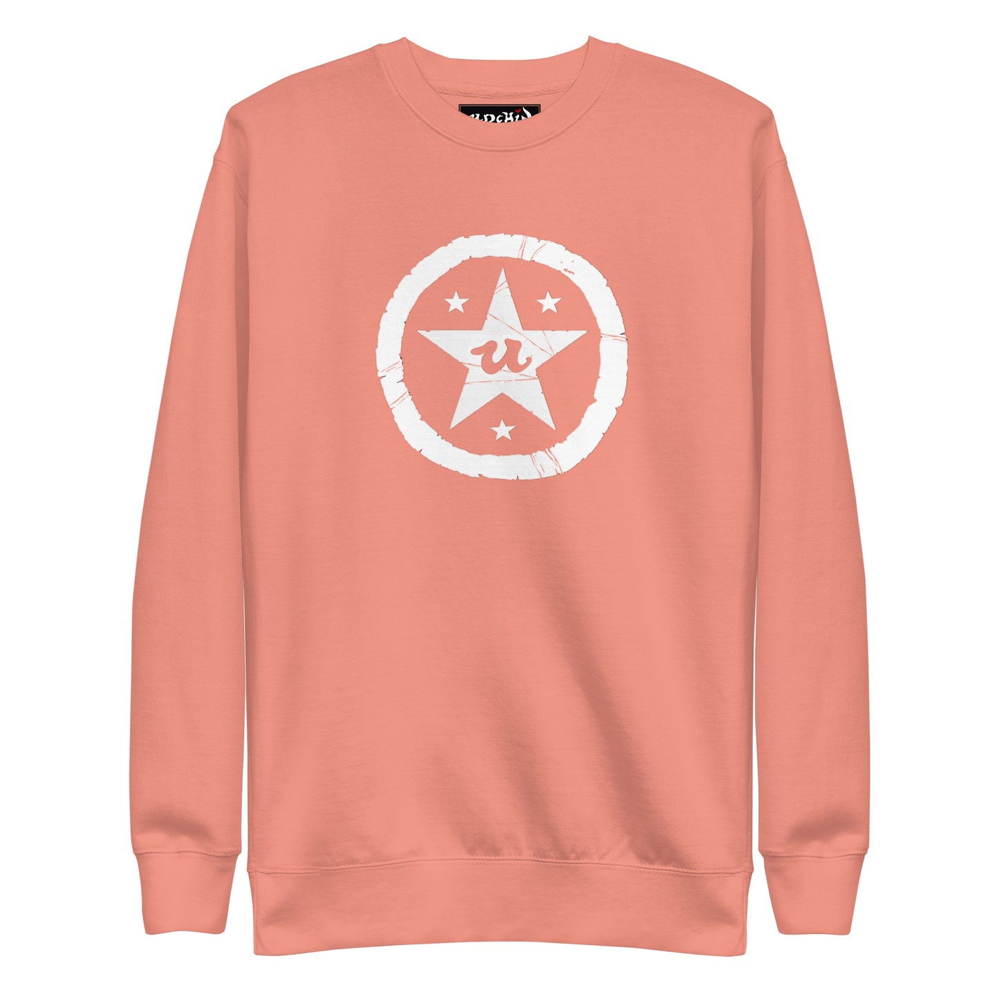URCHIN 'U STAR' White Logo. Premium Cotton Sweatshirt. Choice of Colours. Unisex.