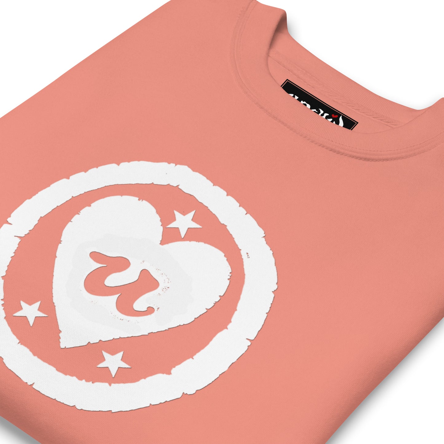 URCHIN 'LOVE U' White Logo. Premium Cotton Sweatshirt. Choice of Colours. Unisex.