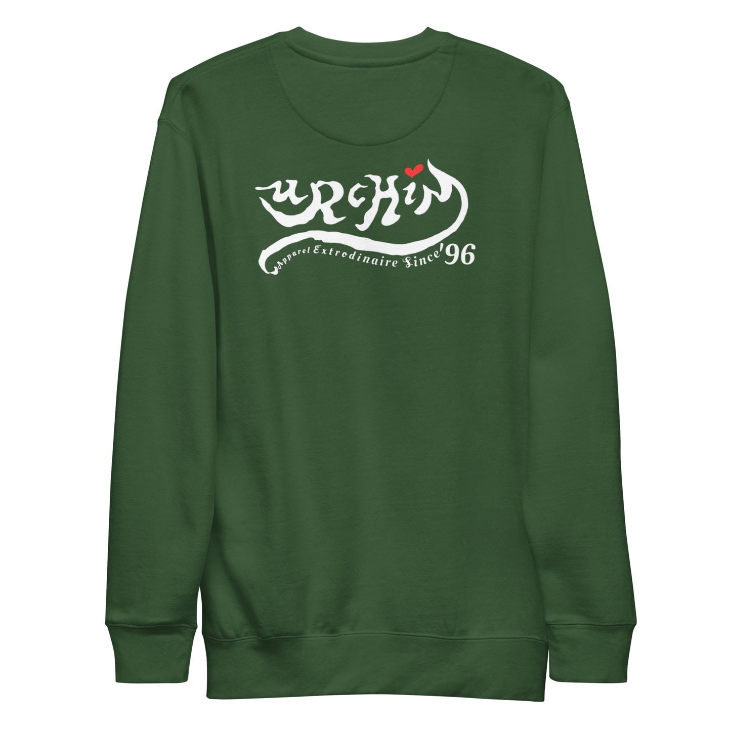 URCHIN 'U STAR' White Logo. Premium Cotton Sweatshirt. Choice of Colours. Unisex.