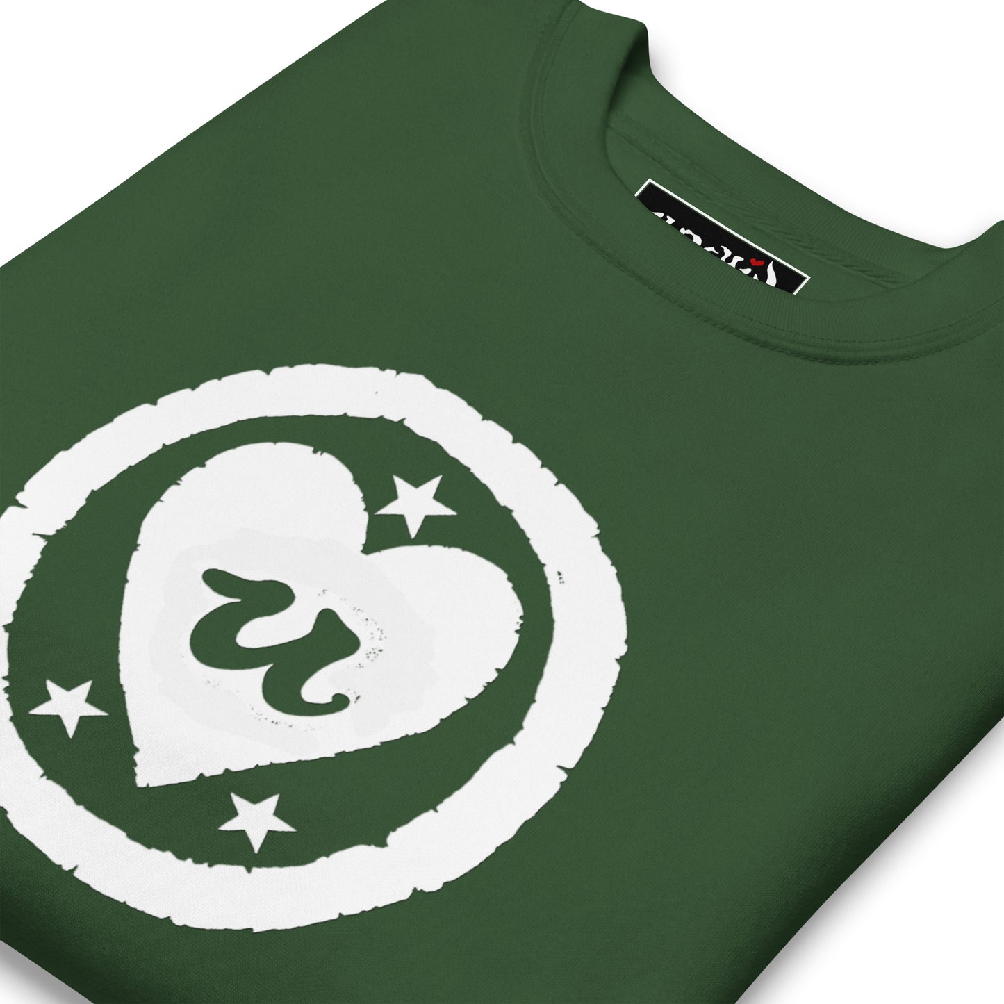 URCHIN 'LOVE U' White Logo. Premium Cotton Sweatshirt. Choice of Colours. Unisex.