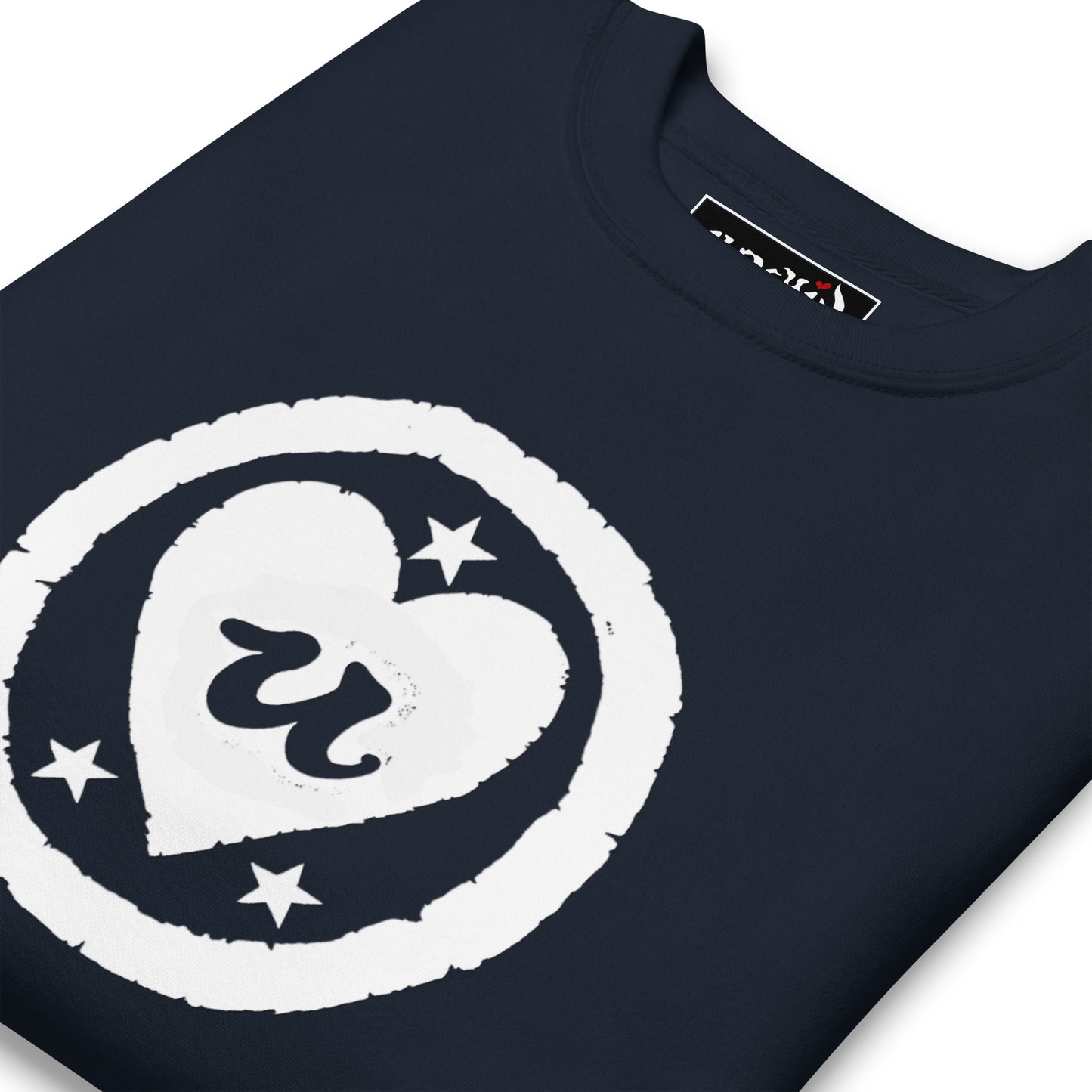 URCHIN 'LOVE U' White Logo. Premium Cotton Sweatshirt. Choice of Colours. Unisex.