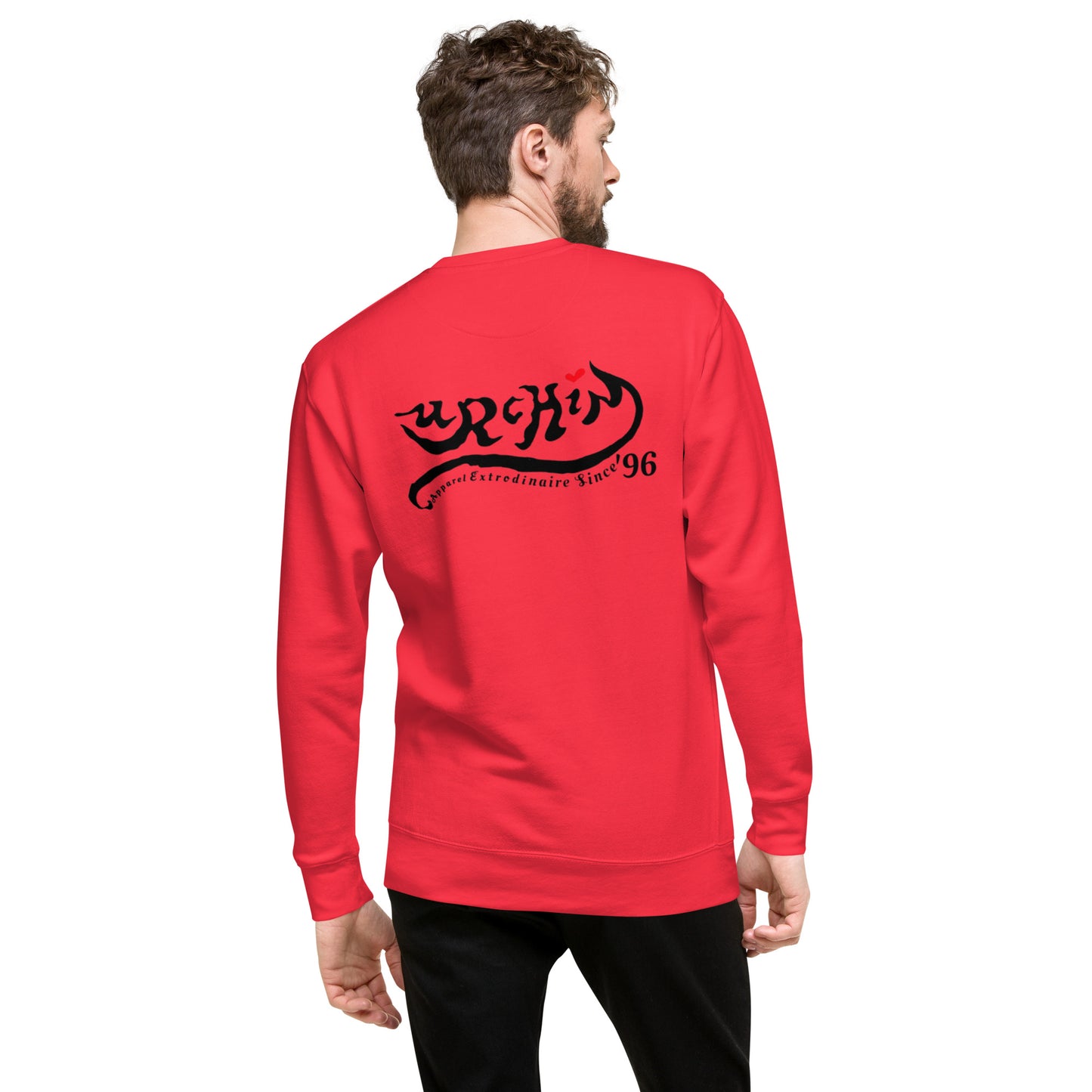 URCHIN Clothes 'U STAR' Black Logo. Premium Cotton Sweatshirt. Choice of Colours. Unisex.