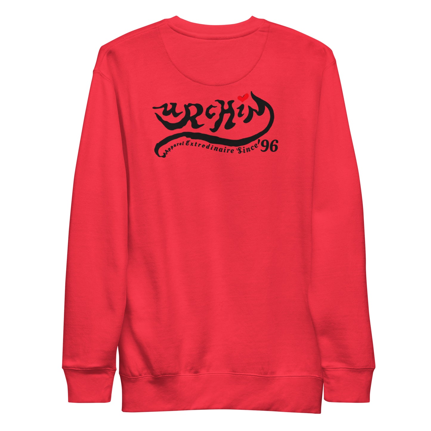 URCHIN Clothes - 'Urchin Apparel U Star' B & W Logo. Choice of Light Colours. Unisex Premium Sweatshirt