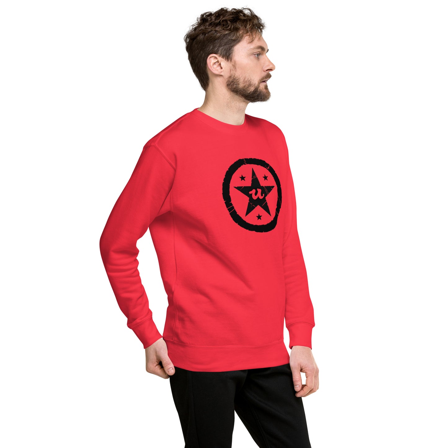 URCHIN Clothes 'U STAR' Black Logo. Premium Cotton Sweatshirt. Choice of Colours. Unisex.