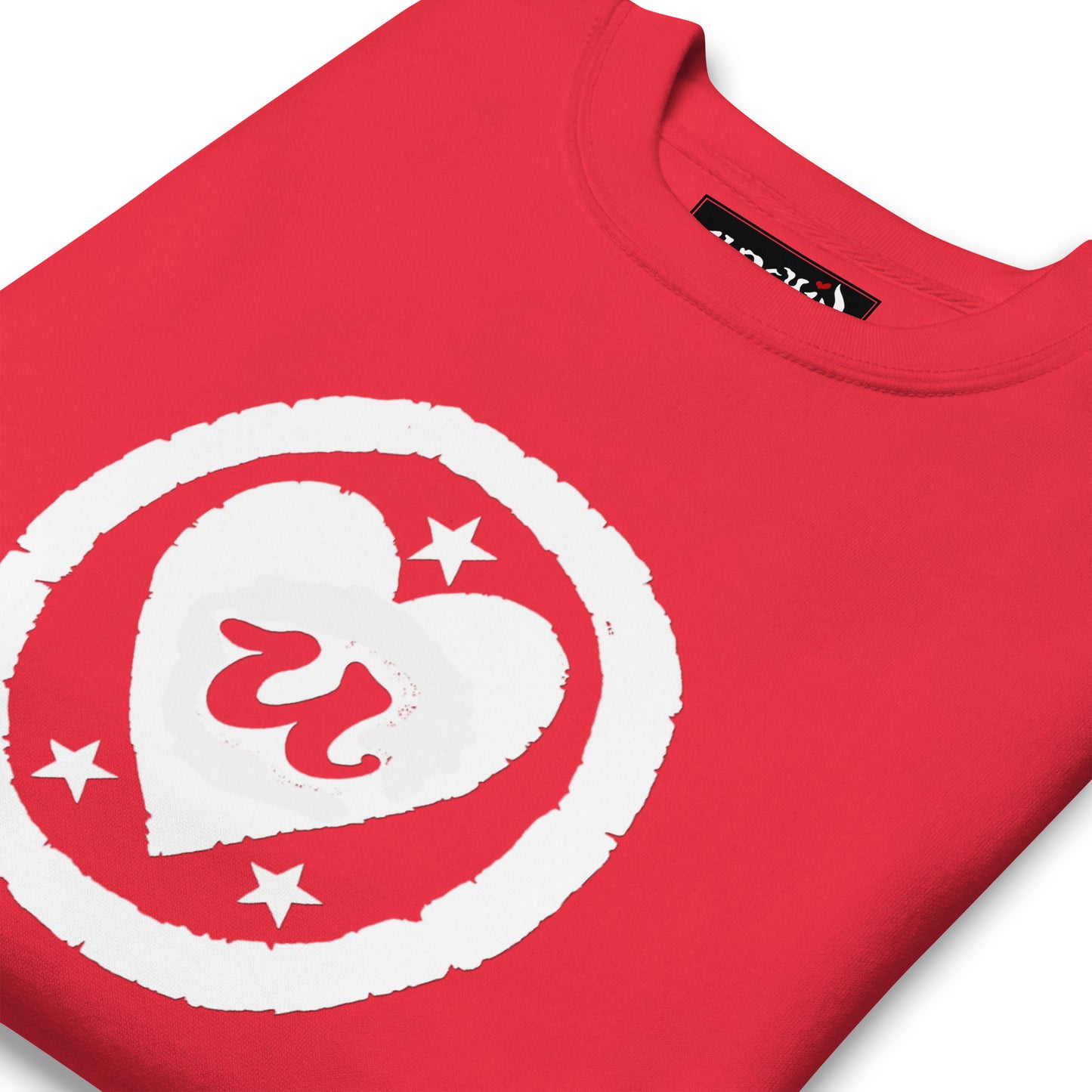 URCHIN 'LOVE U' White Logo. Premium Cotton Sweatshirt. Choice of Colours. Unisex.