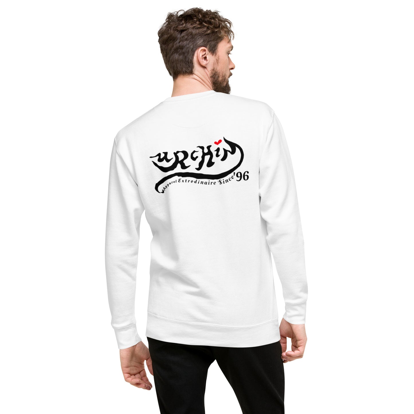 URCHIN Clothes 'U STAR' Black Logo. Premium Cotton Sweatshirt. Choice of Colours. Unisex.