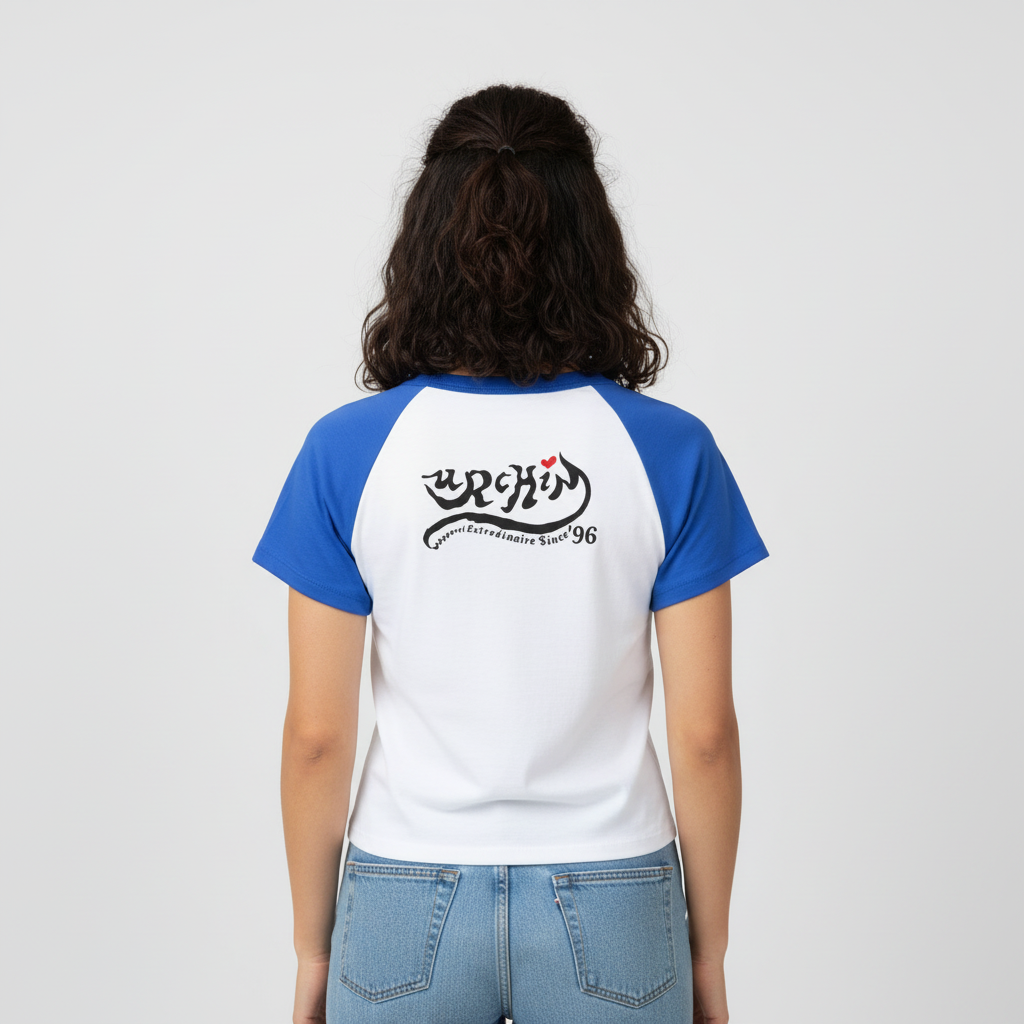 Women’s micro rib raglan baby tee